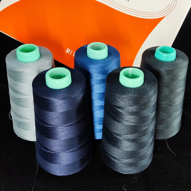 Fir de cusut poliester, rezistent la temperaturi înalte, cu fibră scurtă, rezistent la foc, viteză mare