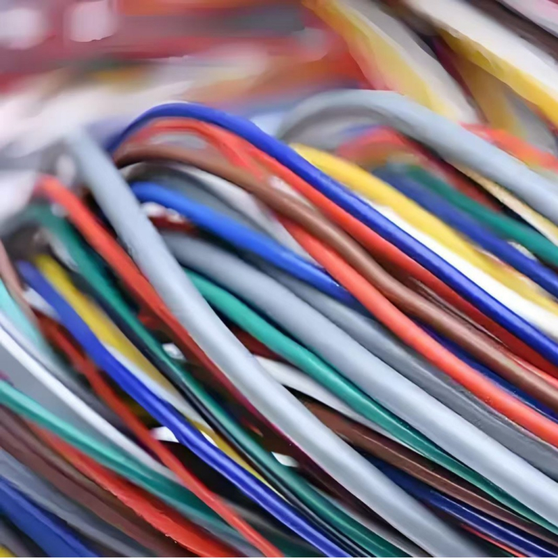 Kötőkábel, szilikon burkolat, magas hőmérséklet-állóság, 1007/UL3265PE/PU/PVC, belső elektromos berendezésekhez