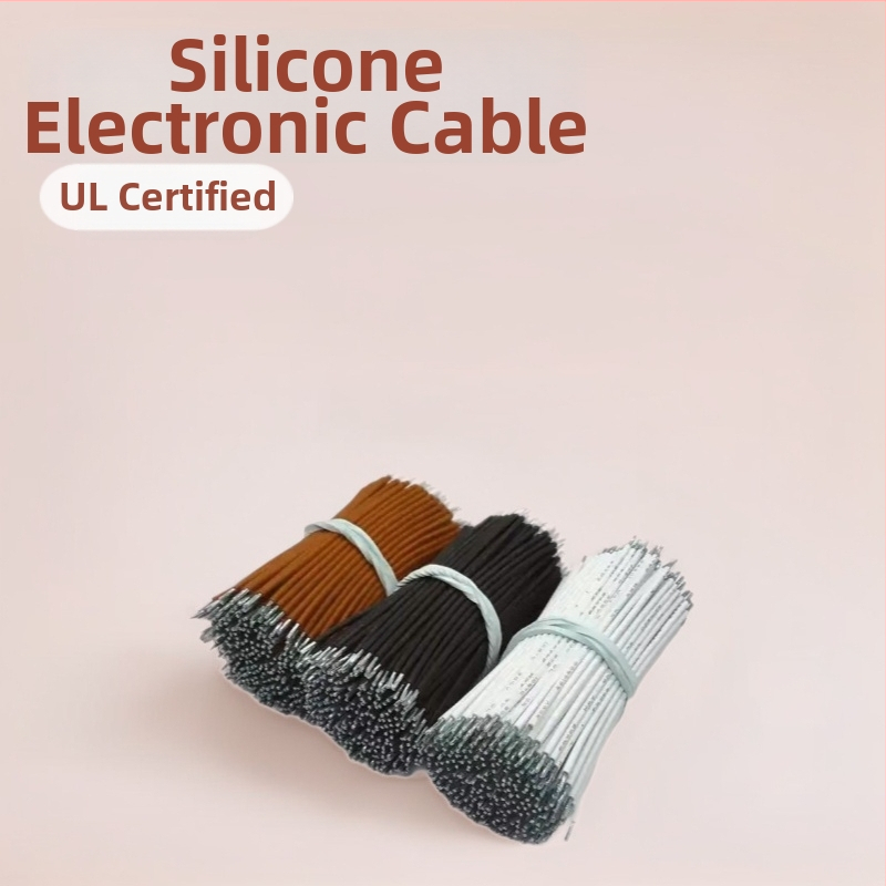 Savienojošais vads, silikona apvalks, augstas temperatūras izturība, 1007/UL3265PE/PU/PVC, iekšējai elektroiekārtai