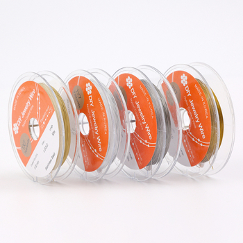 Sârmă pentru mărgele din oțel inoxidabil, cu finisaj lacuit la coacere