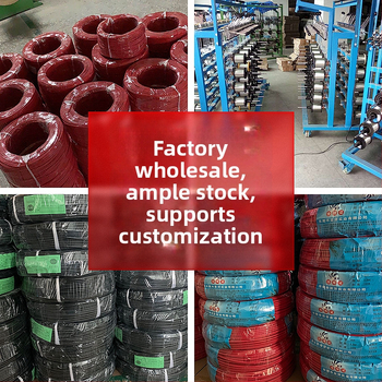 GB standarts 6 AWG mīksts silikona vads, augsttemperatūras ugunsizturīgs, akumulatoru bloka vads, divvads, no -60°C līdz 200°C, 600V