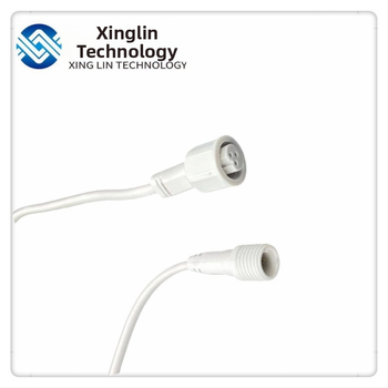 M13 veekindel kaabel tolmukaitsega 3-juhtmelisele lennuki-pistikule jaoks, meessoost ja naissoost pistik, 3A, 300V, vask kontaktid, PVC isolatsioon