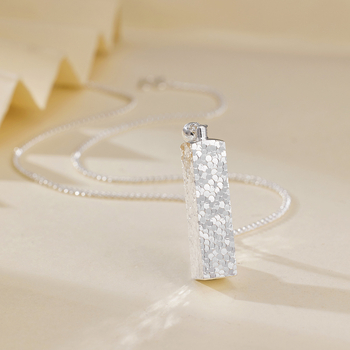 Réz anyagú geometriai négyszögű nyaklánc, édes stílus, 2025 téli kiadás