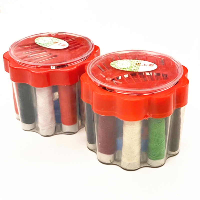 Cutie de cusut pentru persoane în vârstă, stil pastoral, brand Old Woman, origine Jiangsu, ambalaj 240 bucăți, greutate brută 11 kg