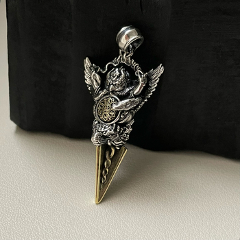 S925 ezüst Geometriai nyaklánc elektroplating bevonattal – Old Money stílus