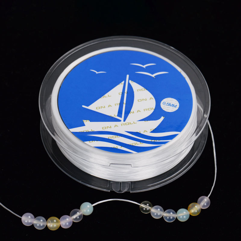 Brățară pentru mărgele cu ață elastică 0.4 mm – șnur împletit, rezistent la uzură