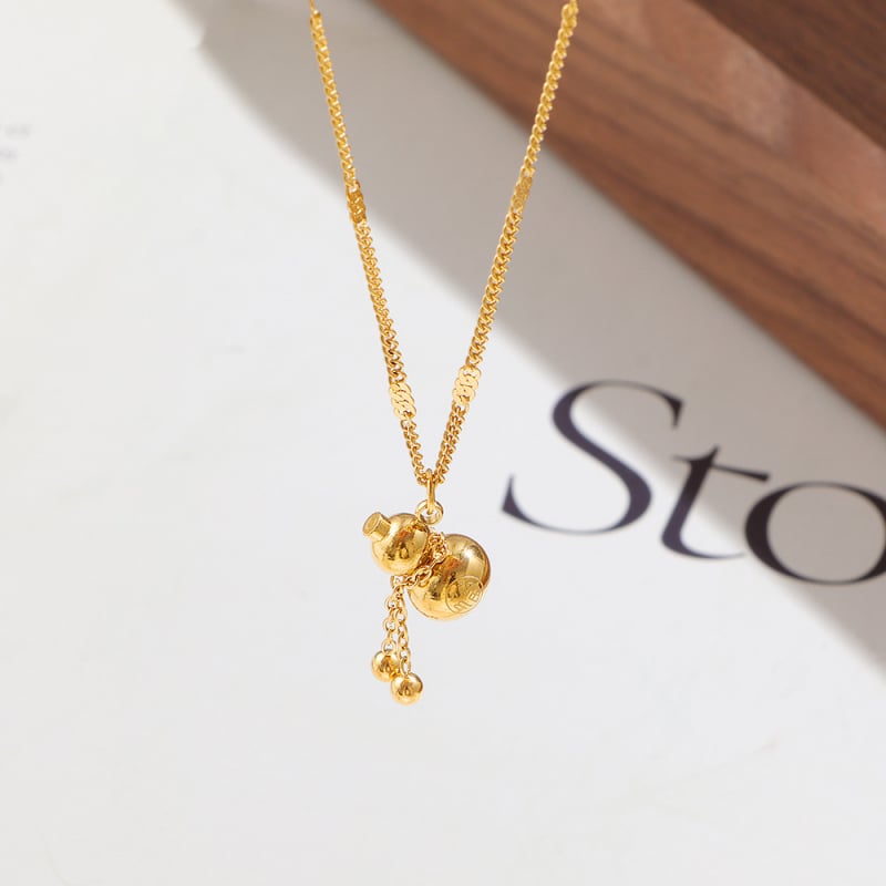 Colier din oțel titan cu lanț în formă de O, stil INS, primăvara 2025 (Material: oțel titan; Lanț: în formă de O; Stil: INS)