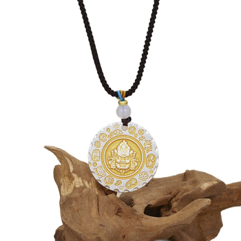 Geometriai réz medálos nyaklánc, édes stílus, nyár 2025 kiadás