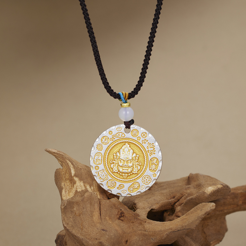 Geometriai réz medálos nyaklánc, édes stílus, nyár 2025 kiadás