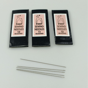 Gyöngyfűző tű, PONY márka, termékkód 11, dobozban 40 darab