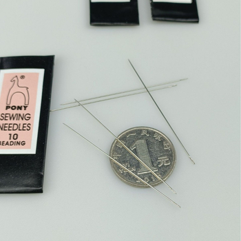 Gyöngyfűző tű, PONY márka, termékkód 11, dobozban 40 darab