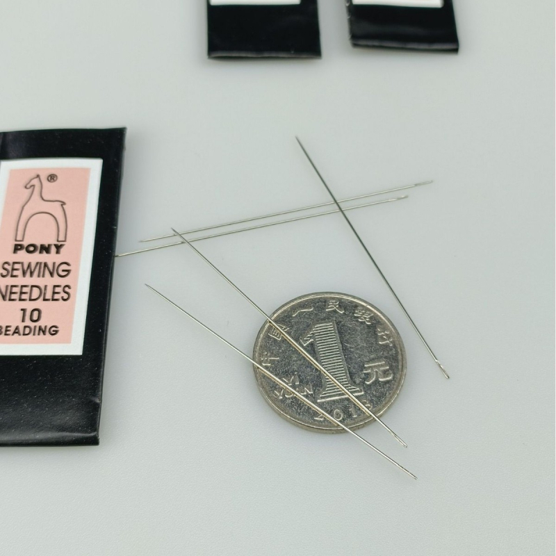 Gyöngyfűző tű, PONY márka, termékkód 11, dobozban 40 darab