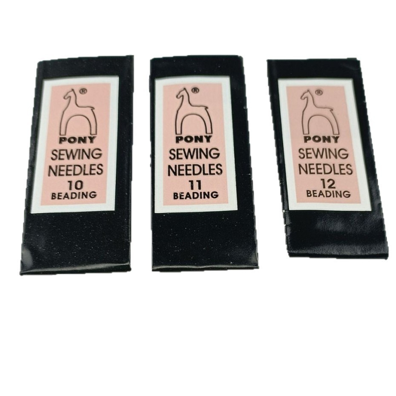 Gyöngyfűző tű, PONY márka, termékkód 11, dobozban 40 darab