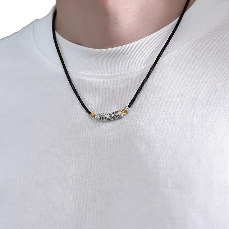 Ogrlica s geometrijskim bakrenim privjeskom, unisex, užadi lanac (Materijal: Bakar; Obrada: Elektroplateranje; Oblik: Geometrijski; Vrsta lančića: Užad; Materijal privjeska: Bakar)
