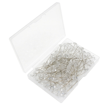 Pozicionáló tű, átlátszó gyémánt alakú, Chengnuo, 100 db dobozonként, 104 g