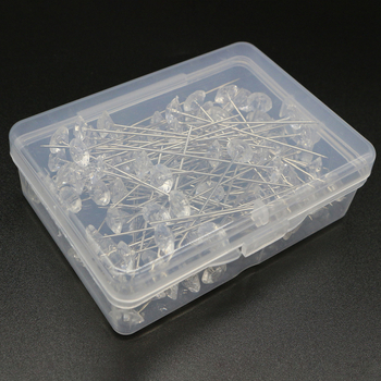 Pozicionáló tű, átlátszó gyémánt alakú, Chengnuo, 100 db dobozonként, 104 g