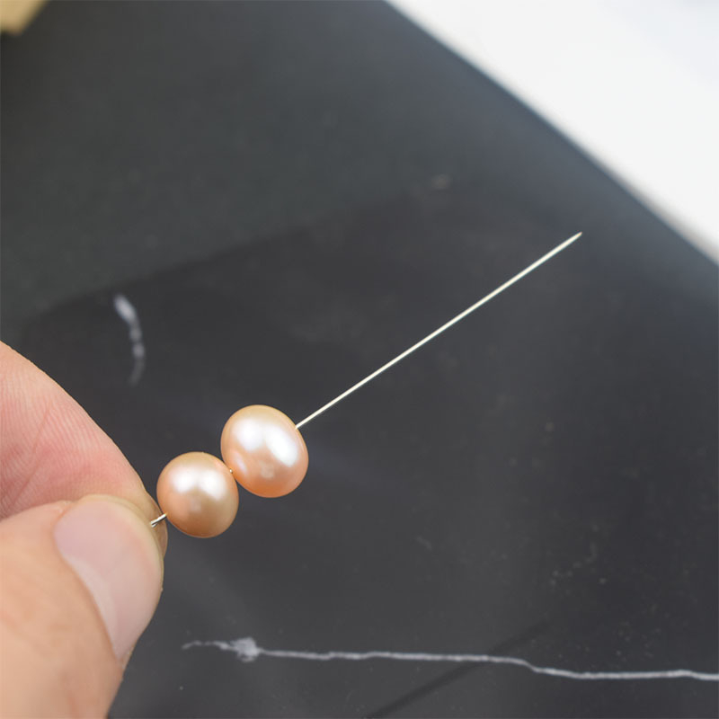 DIY gyöngyékszer tűkészlet – ultra vékony átszúró tű, hosszú tű, rizsszem gyöngy tű, kézzel varrt gyöngy tű