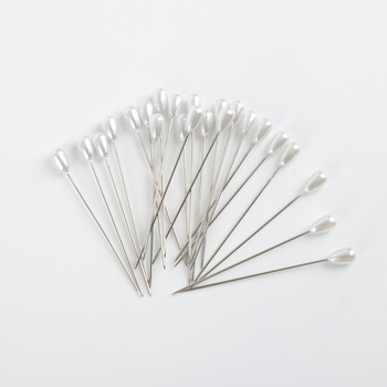 Kézi varráshoz és patchworkhoz gyémánt pozicionáló tűk, gyöngyház fejű rögzítő tűk, ruházati pozicionáló tűk nagykereskedelmi mennyiségben, doboz nélkül