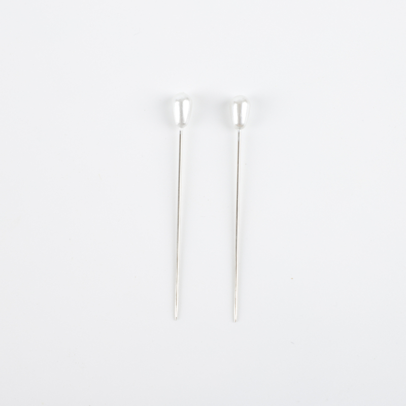 Kézi varráshoz és patchworkhoz gyémánt pozicionáló tűk, gyöngyház fejű rögzítő tűk, ruházati pozicionáló tűk nagykereskedelmi mennyiségben, doboz nélkül