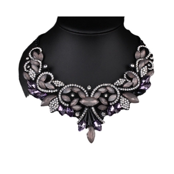 Set Colier și Cercei – aliaj, cubic zirconiu sintetic, finisaj diamant, Stil medieval mediu