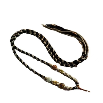 Colier – tricotat manual, pandantiv din aliaj pe lanț obișnuit, stil tibetan Thangka etnic, unisex