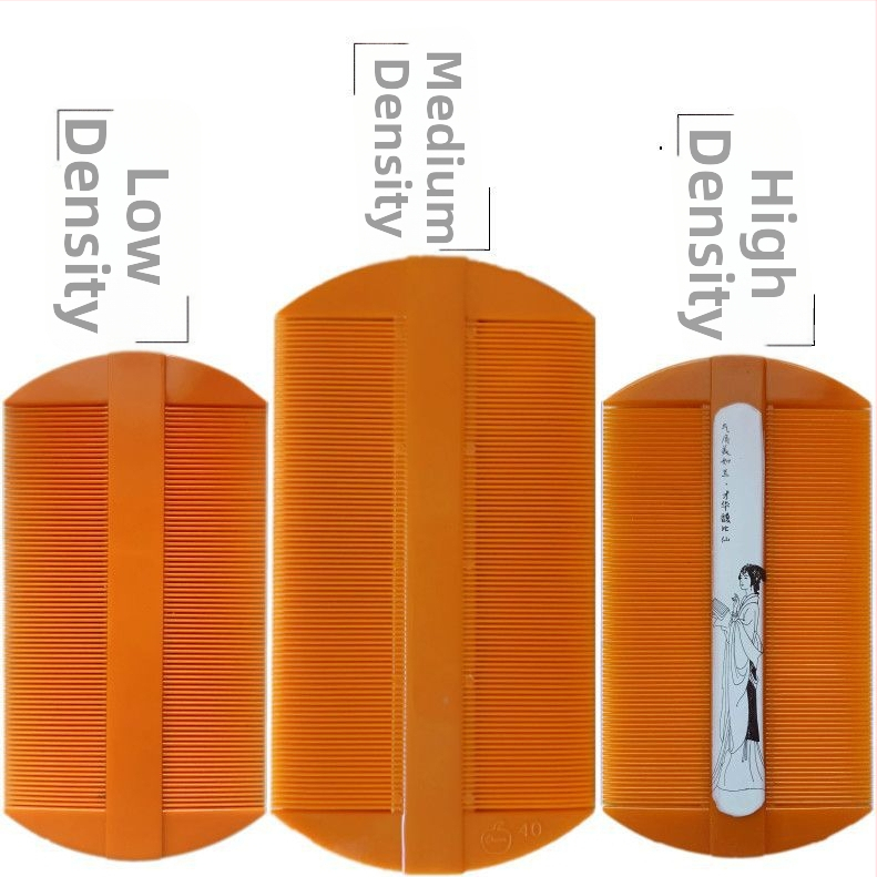 Šunų kailio priežiūros šukos su smulkiais dantimis, skirtos naikinant utėles, utėlių kiaušinius ir pleiskanas (Plastikas; Prekės ženklas: Unique; Neimportuota; Šunims)