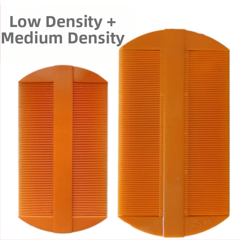 Χτένα φροντίδας γούνας σκύλου με λεπτές δόντες για αφαίρεση ψύλλων, αυγών ψύλλων και πιτυρίδας (Πλαστικό; Μάρκα: Unique; Όχι εισαγόμενο; Για σκύλους)