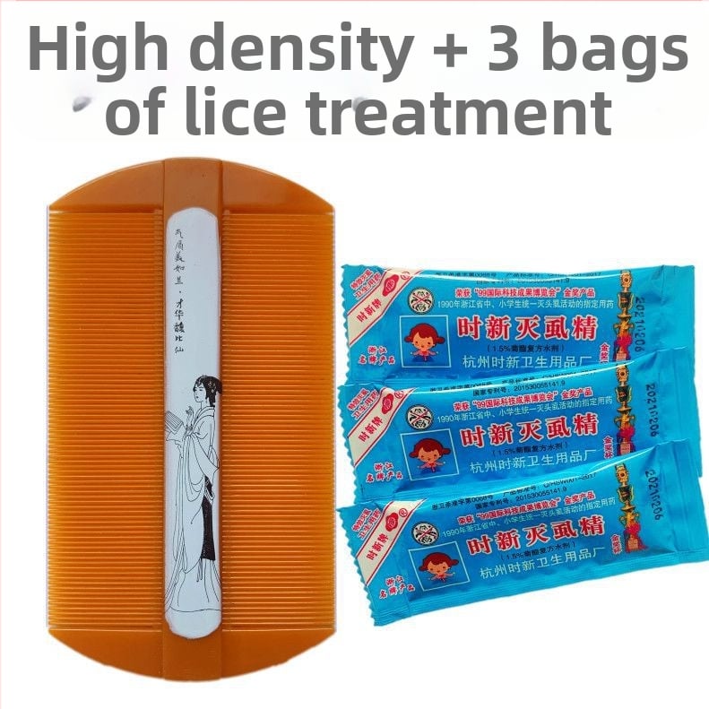 Χτένα φροντίδας γούνας σκύλου με λεπτές δόντες για αφαίρεση ψύλλων, αυγών ψύλλων και πιτυρίδας (Πλαστικό; Μάρκα: Unique; Όχι εισαγόμενο; Για σκύλους)