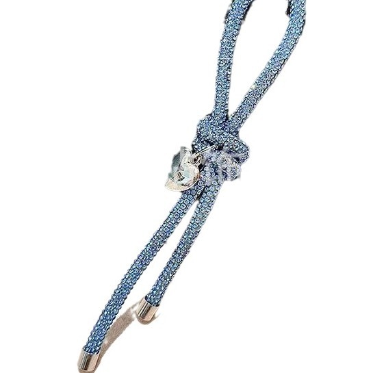 Breloagă cu fundă strălucitoare și pandantiv pentru geantă – lucrat manual din poliester, Xinhe Diamond Jewelry