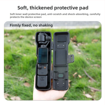 Carcasă protectoare Osmo Pocket 3 – rezistentă la cădere, din plastic, pentru filtre și accesorii (Brand: Strange Leaves; Model: pocket3; Material: Plastic)