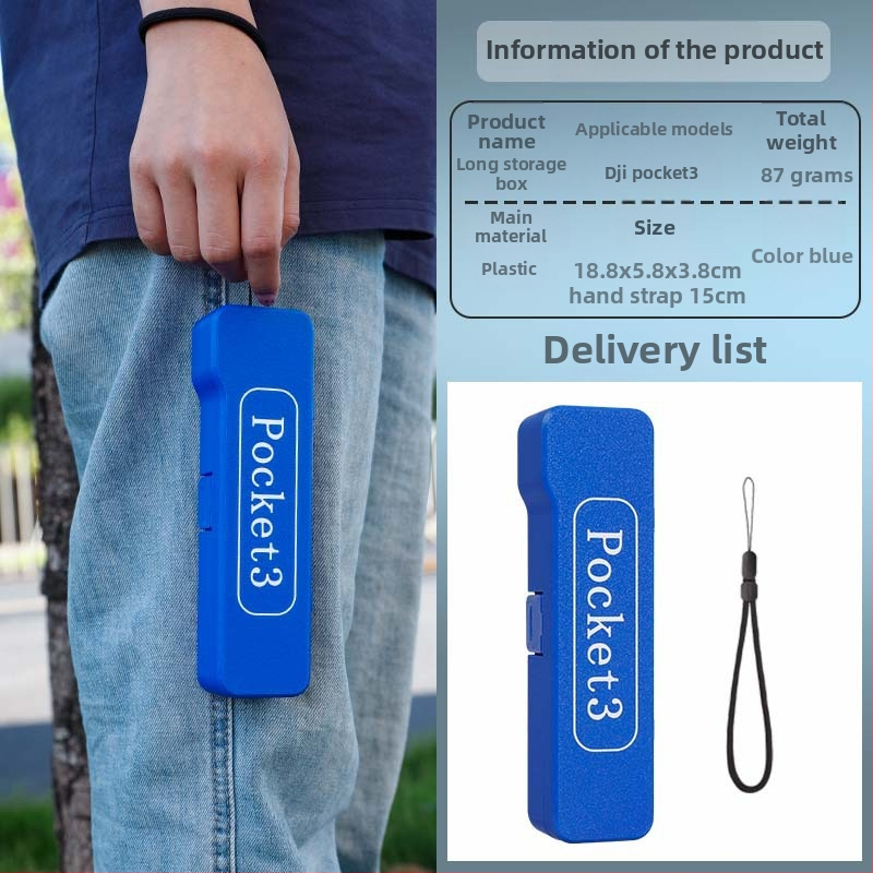 Carcasă protectoare Osmo Pocket 3 – rezistentă la cădere, din plastic, pentru filtre și accesorii (Brand: Strange Leaves; Model: pocket3; Material: Plastic)