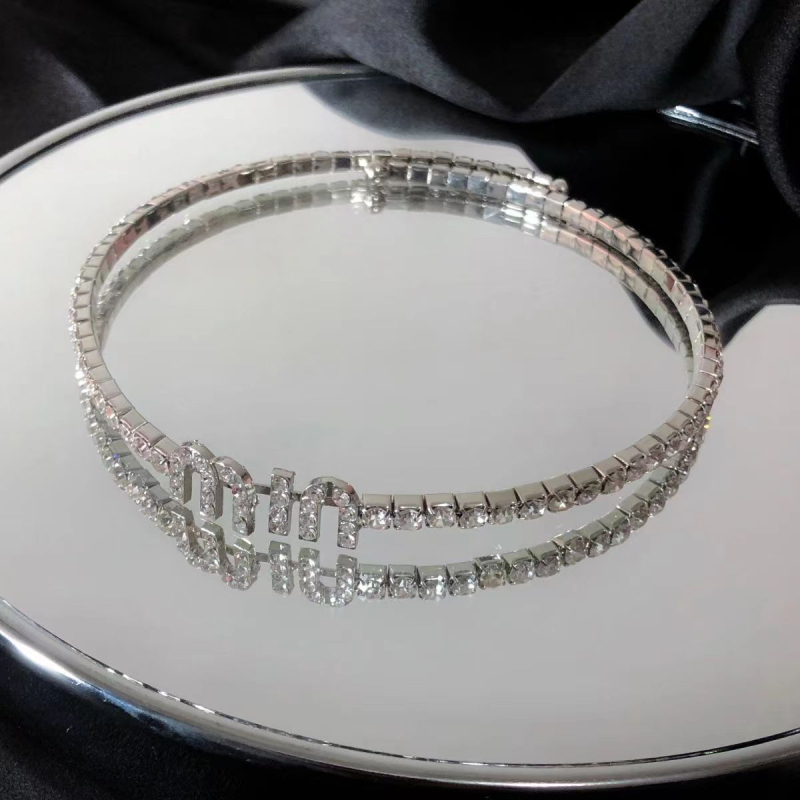 Κολιέ λαιμού με γράμματα και στρας, στριφογυριστή αλυσίδα, unisex, έως 30 cm, μόδα κοσμήματα