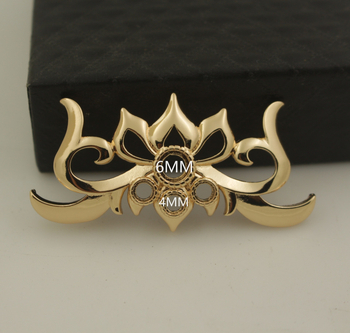 Pandantiv Lotus din cupru, electroplatat, stil Vânt Național, Literatură și Artă Retro