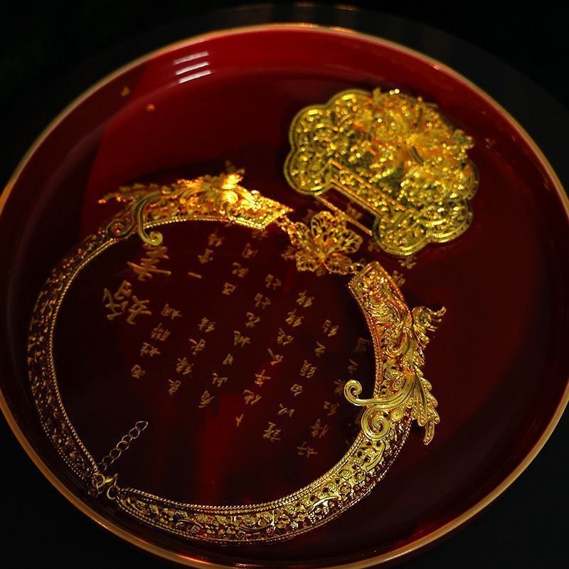 Colier tip guler în stil retro, din aliaj, lanț în formă de O, circumferința 31–40 cm