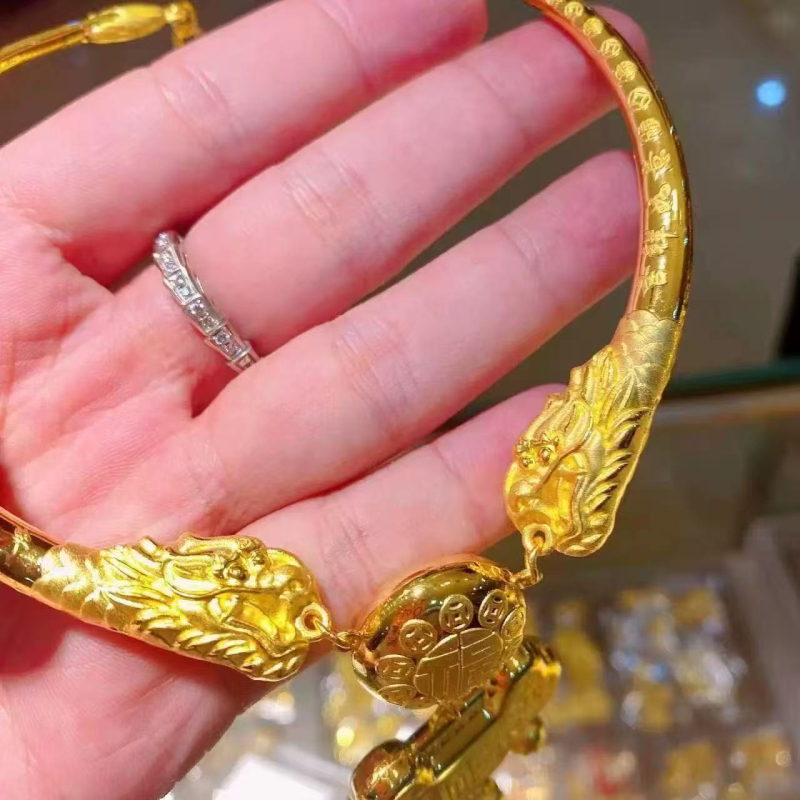 Меден колие за деца с драконов мотив — винтидж ретро стил, меден висулък, унисекс