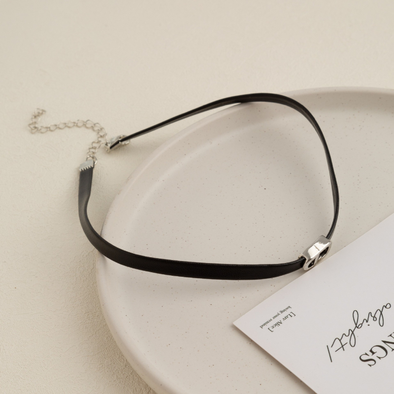 Lantisor Jinmei cu litere/text, unisex, lant regulat, stil avansat