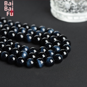 Tigra acs pērlītes, apaļas, pulētas, daļēji gatavas rotaslietu sastāvdaļas DIY