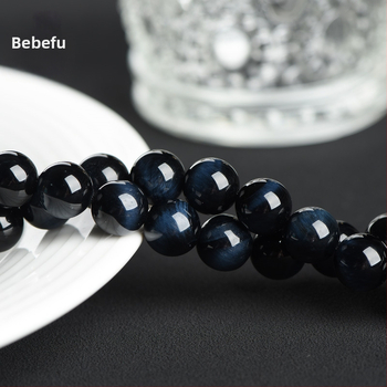 Tigra acs pērlītes, apaļas, pulētas, daļēji gatavas rotaslietu sastāvdaļas DIY