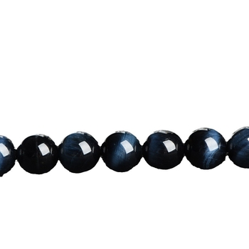 Tigra acs pērlītes, apaļas, pulētas, daļēji gatavas rotaslietu sastāvdaļas DIY