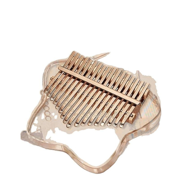 Kalimba από διαφανές ακρυλικό (thumb piano) – υψηλός ήχος, τόνος A, φορητή για αρχάριους