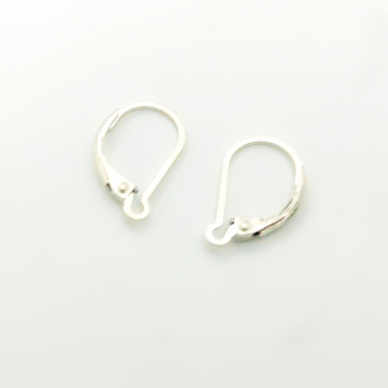 Cârlig pentru cercei din argint 925, placare electro, formă geometrică