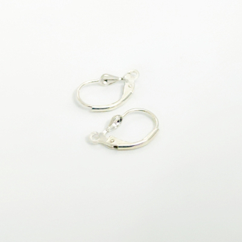 Cârlig pentru cercei din argint 925, placare electro, formă geometrică