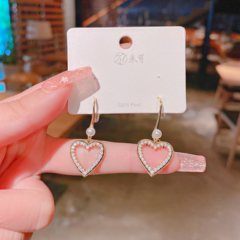 Cercei – cupru, placare electrolitică, Mike brand, stil animație, proaspăt și dulce