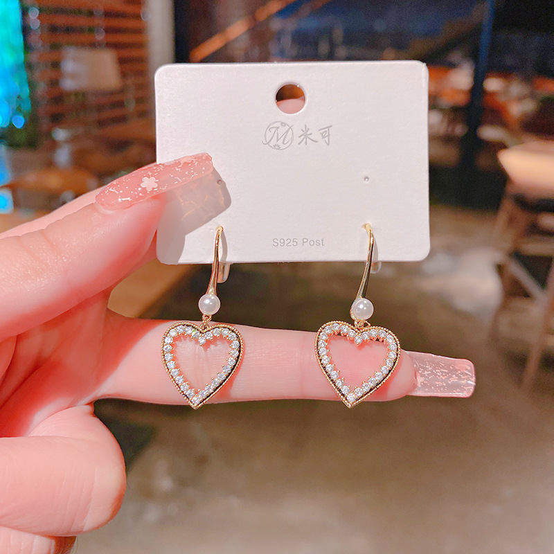 Cercei – cupru, placare electrolitică, Mike brand, stil animație, proaspăt și dulce