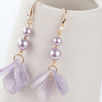 Σκουλαρίκια - Κράμα ψευδάργύρου - Γεωμετρικός σχεδιασμός - Ηλεκτροπλατίωση - Κορεάτικο στυλ - Φρέσκα και γλυκά