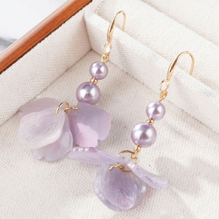 Σκουλαρίκια - Κράμα ψευδάργύρου - Γεωμετρικός σχεδιασμός - Ηλεκτροπλατίωση - Κορεάτικο στυλ - Φρέσκα και γλυκά