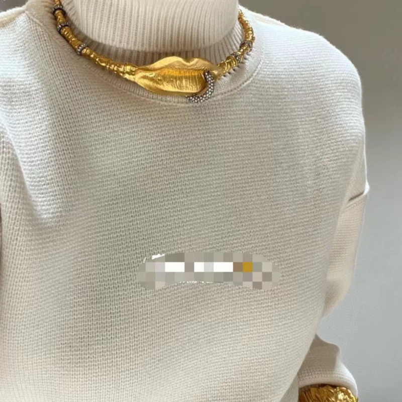 Bakrena ogrlica s bakrenim privjeskom, ogrlica tipa ključne kosti, unisex, težina 100 g, stil osobnosti