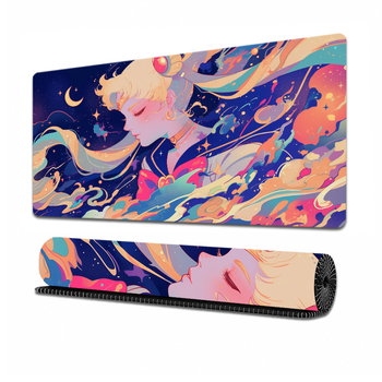 Sailor Moon Rajzfilm Asztali Pad - Természetes gumi, Csúszásmentes, Termikus transzfer nyomtatás, Logó nyomtatás, OEM testreszabás
