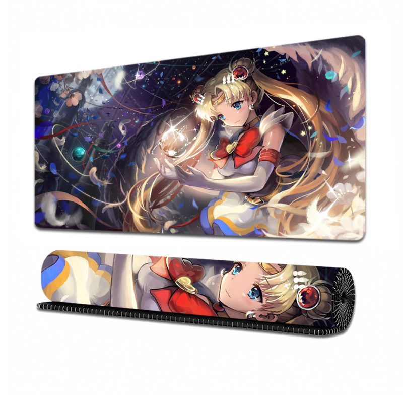 Sailor Moon Rajzfilm Asztali Pad - Természetes gumi, Csúszásmentes, Termikus transzfer nyomtatás, Logó nyomtatás, OEM testreszabás