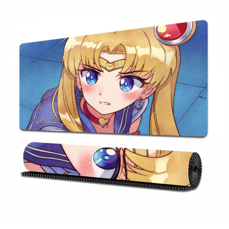 Sailor Moon Rajzfilm Asztali Pad - Természetes gumi, Csúszásmentes, Termikus transzfer nyomtatás, Logó nyomtatás, OEM testreszabás